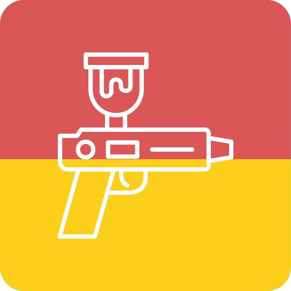 rociar pistola vector icono