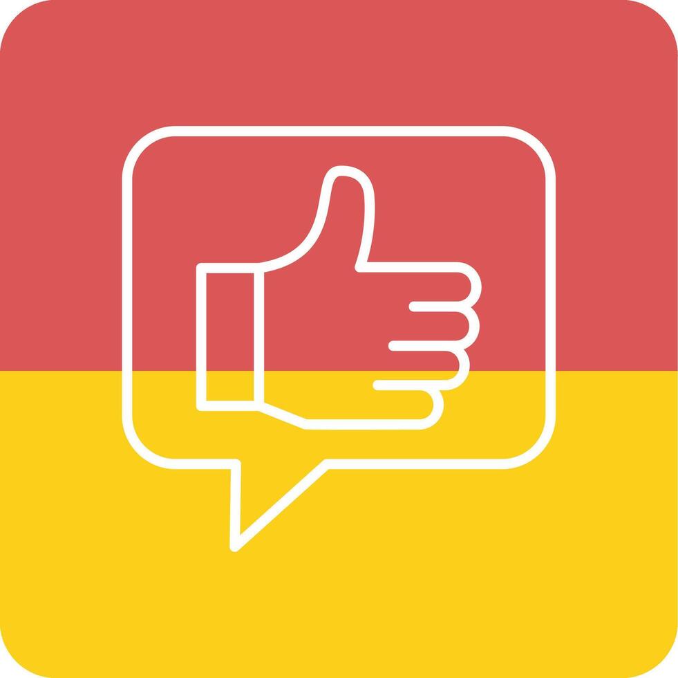 Thumbs Up Vector Icon