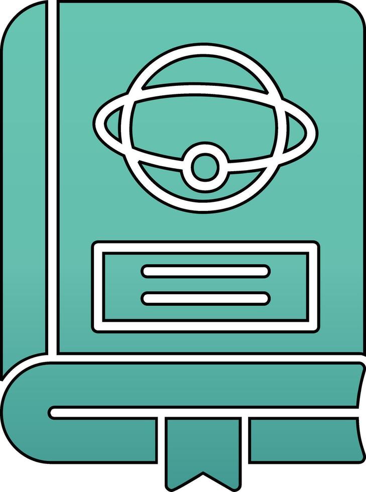 Astronomy Book Vector Icon