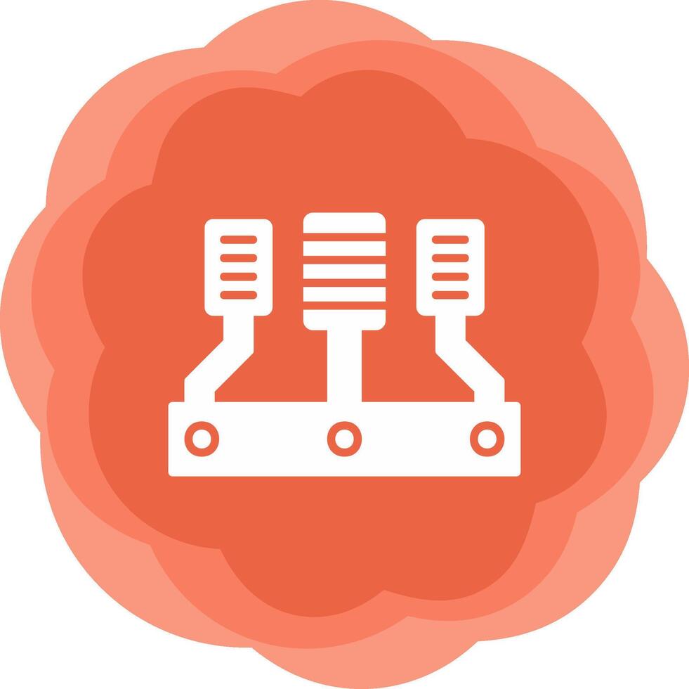 Car Accelerator Vector Icon