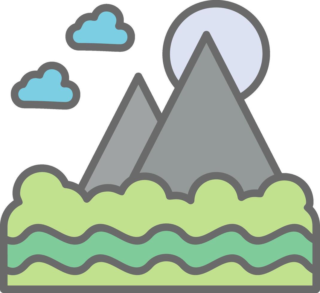 Mount Fuji Vector Icon