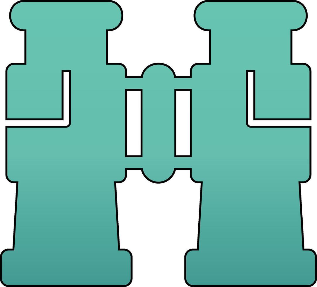 Binoculars Vector Icon