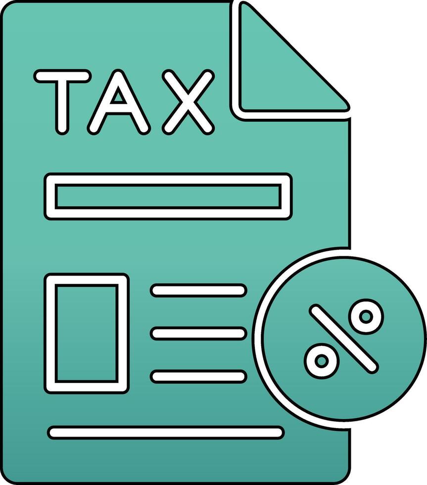 Tax Paperwork Vector Icon