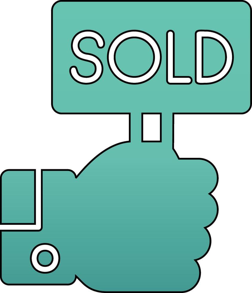 Sold Vector Icon