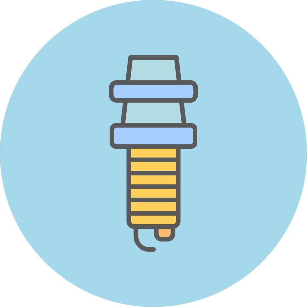 Spark Plug Vector Icon