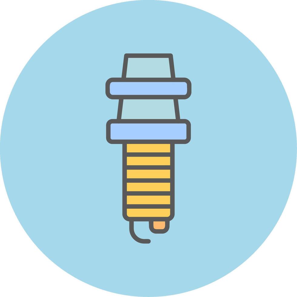 Spark Plug Vector Icon