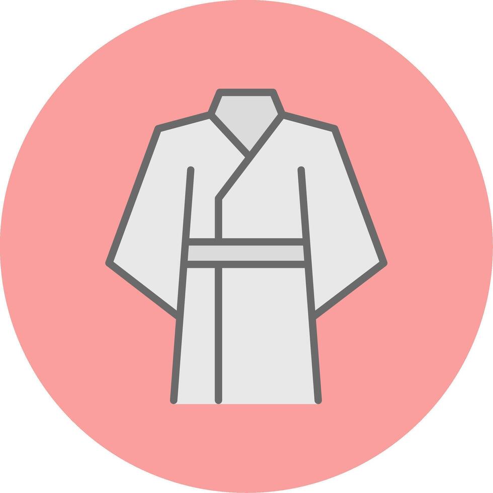 kimono vector icono