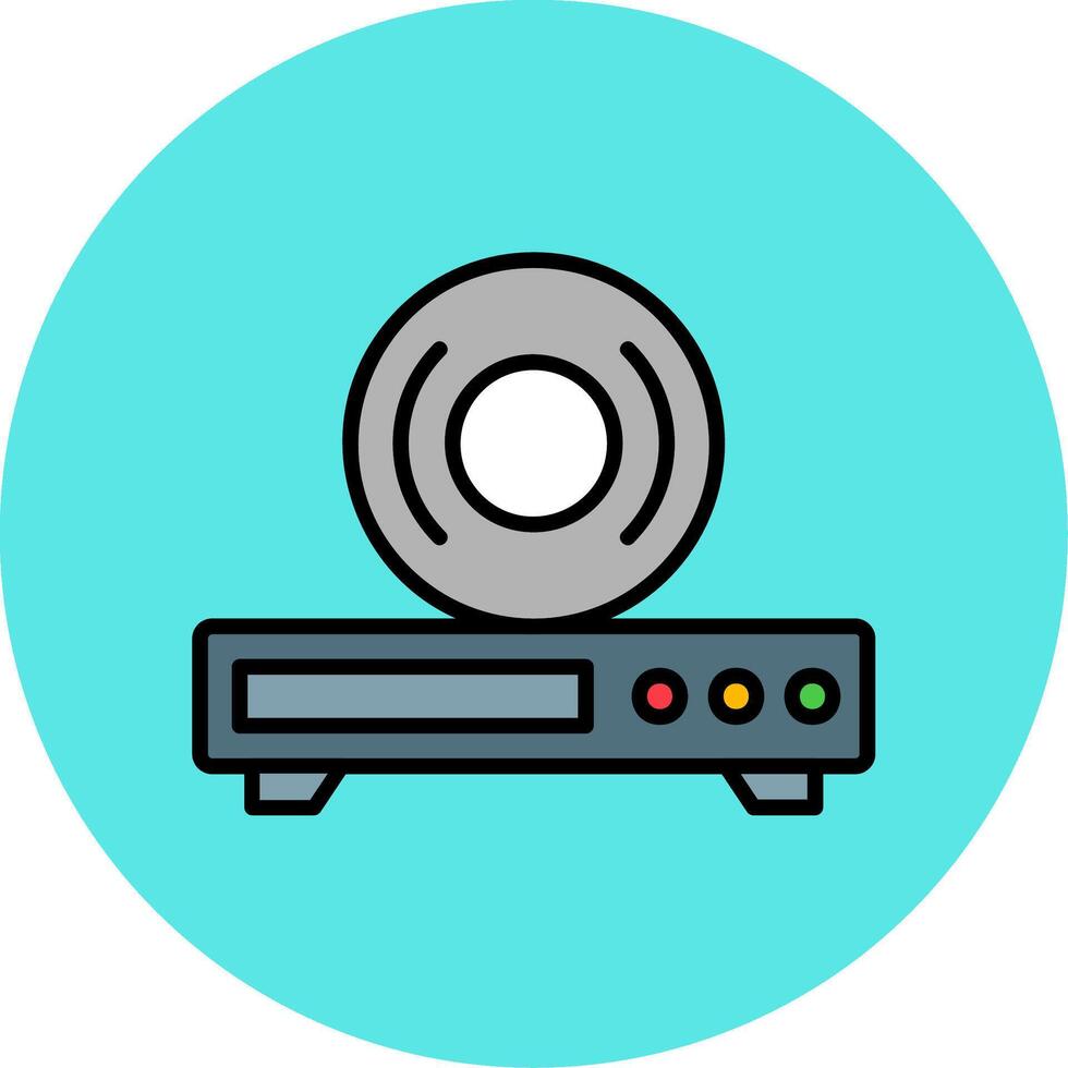 Cd Player Vector Icon