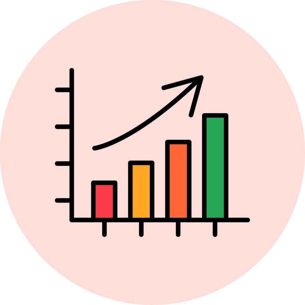 Bar Chart Vector Icon