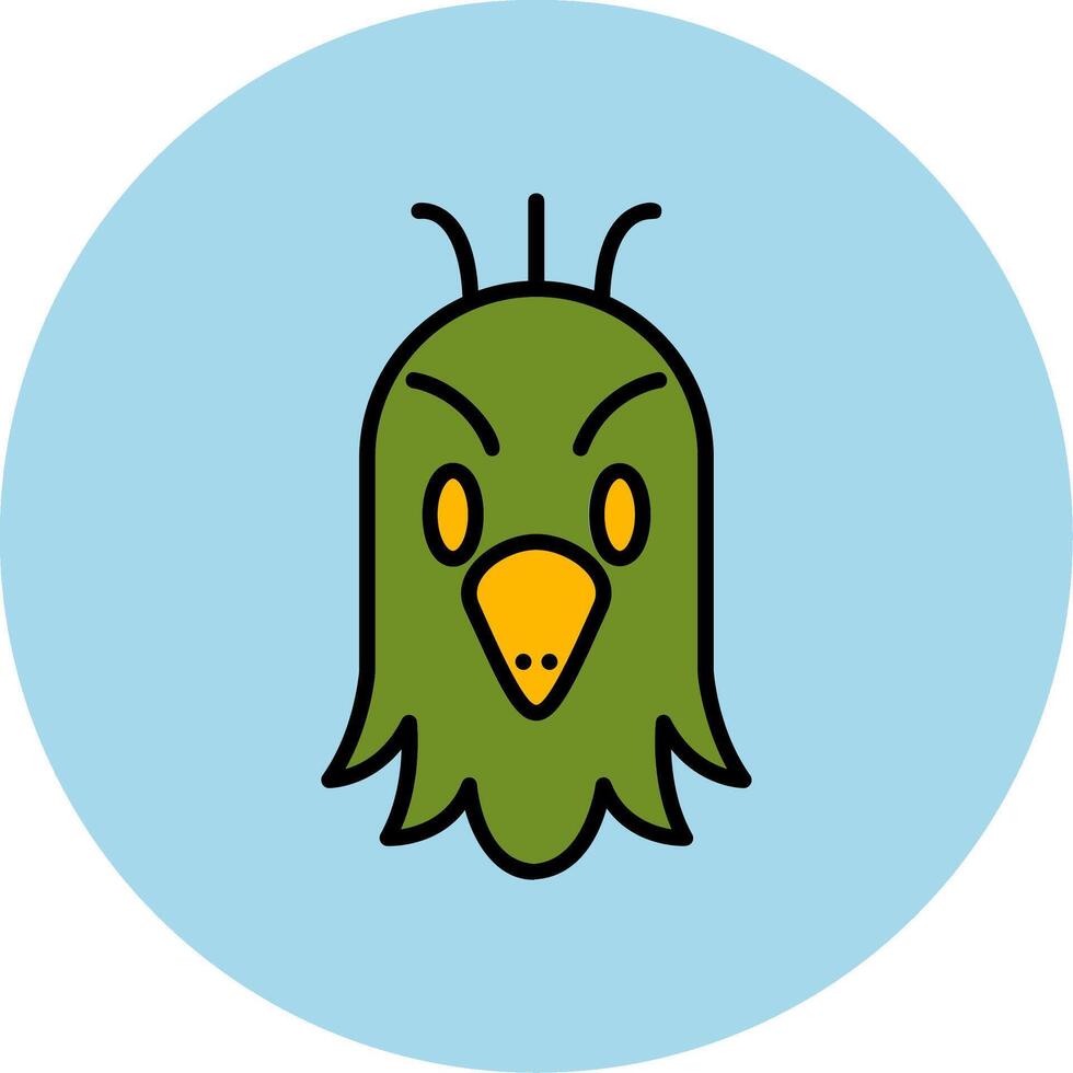 icono de vector de loro