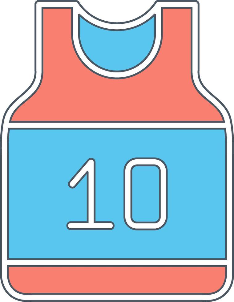 Basketball Jersey Vector Icon
