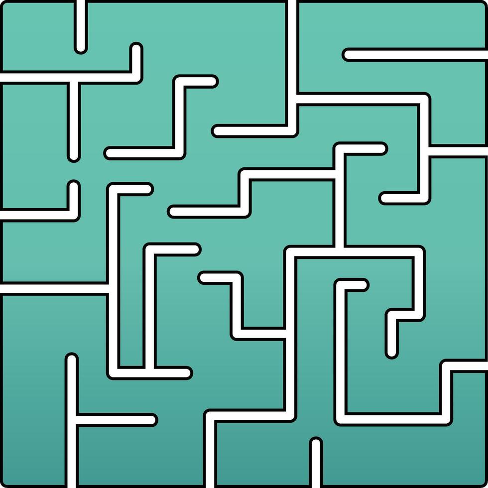 Maze Vector Icon