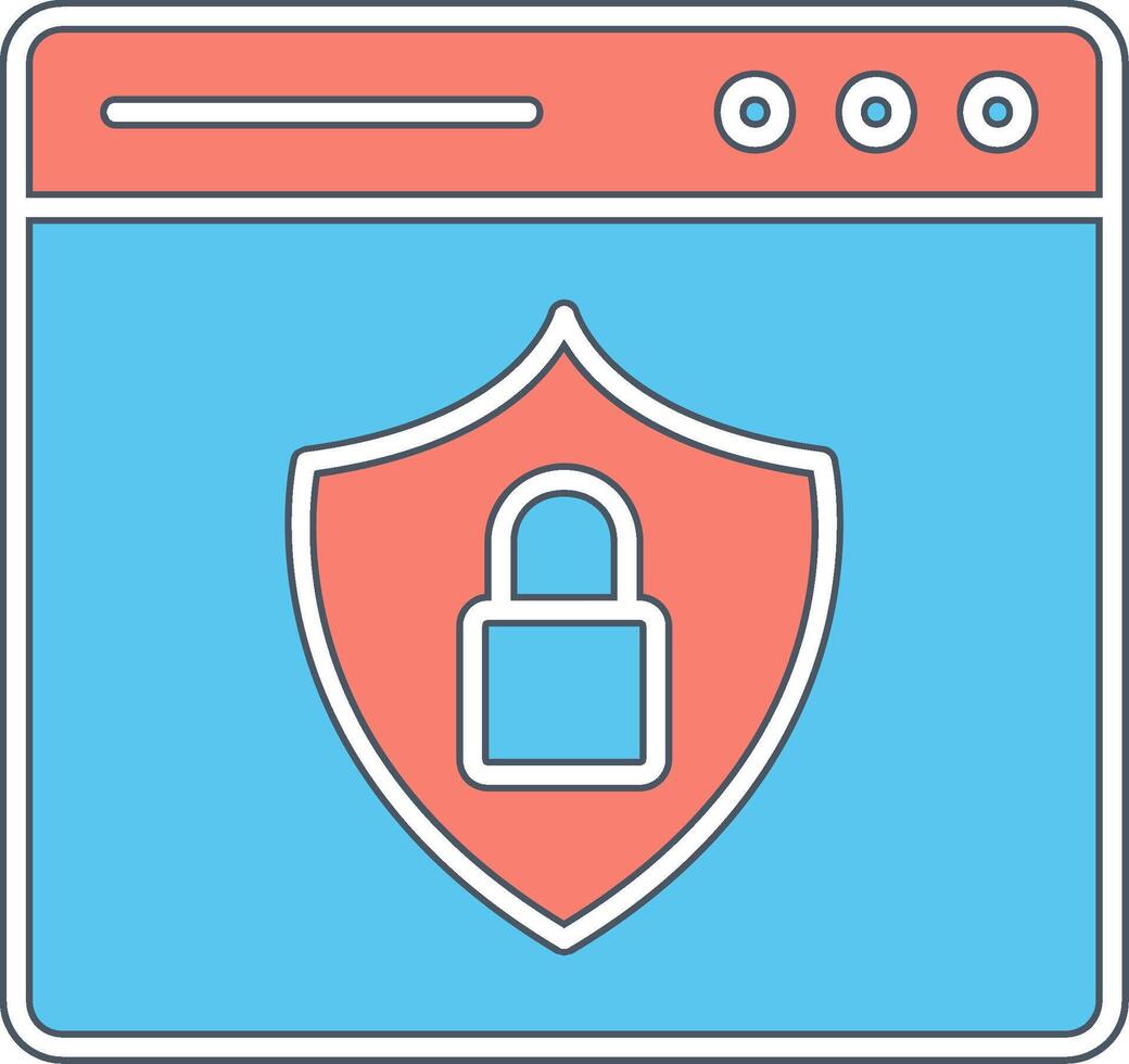 Web Security Vector Icon