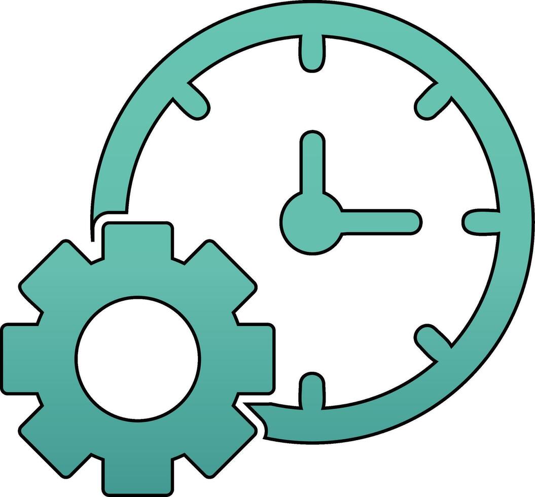 Time Manager Vector Icon