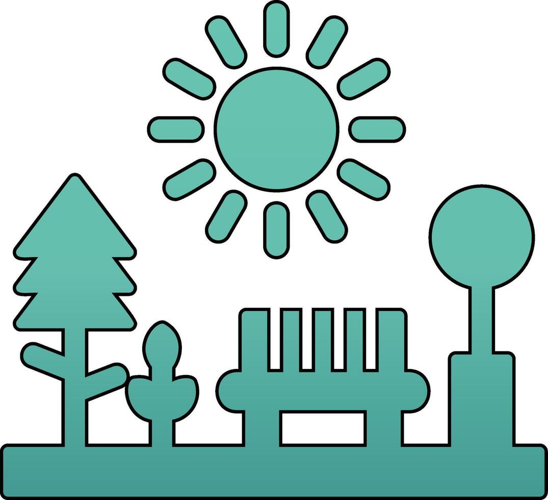 Park Vector Icon