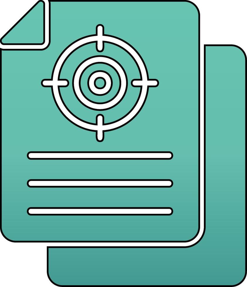 Objective Vector Icon