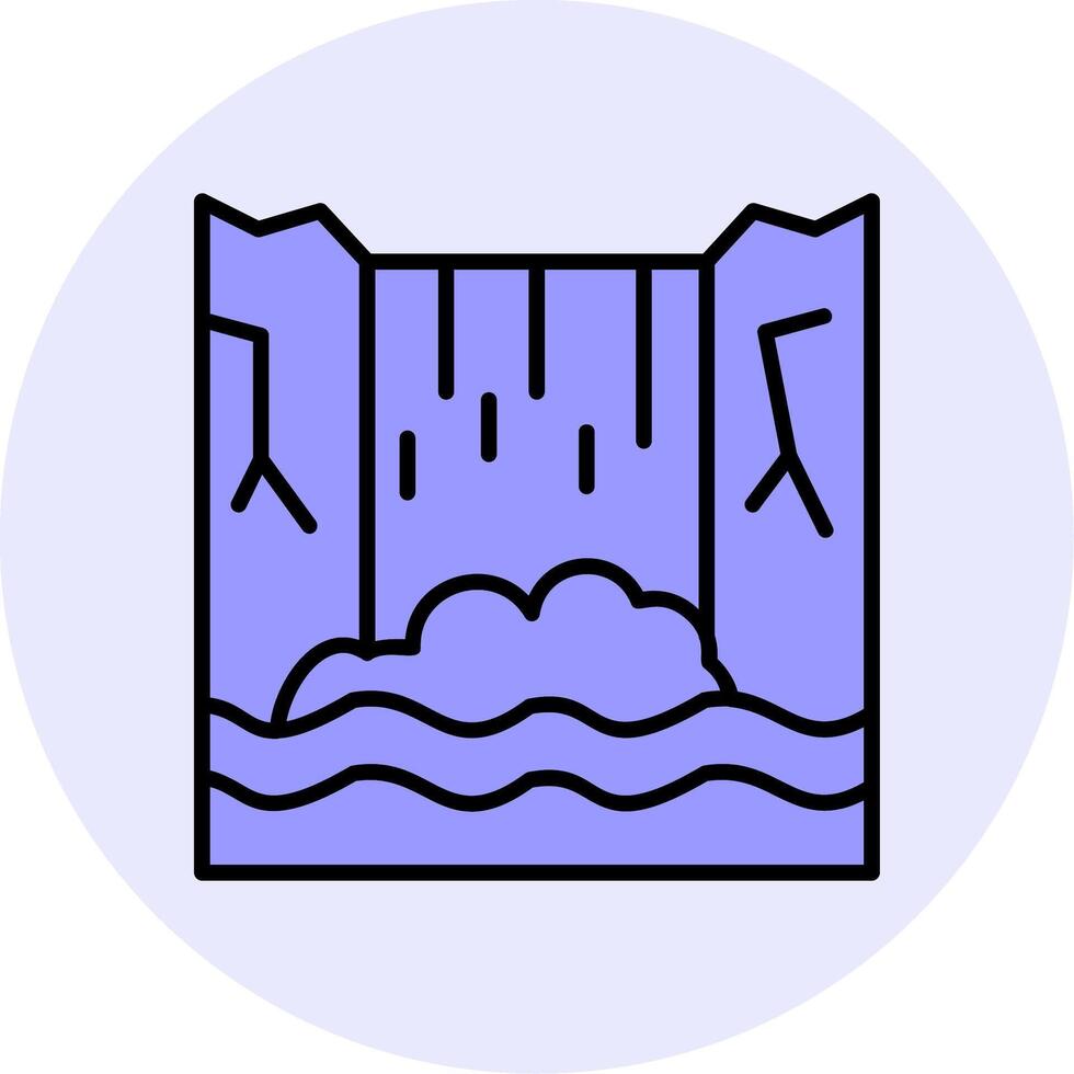 Waterfall Vector Icon