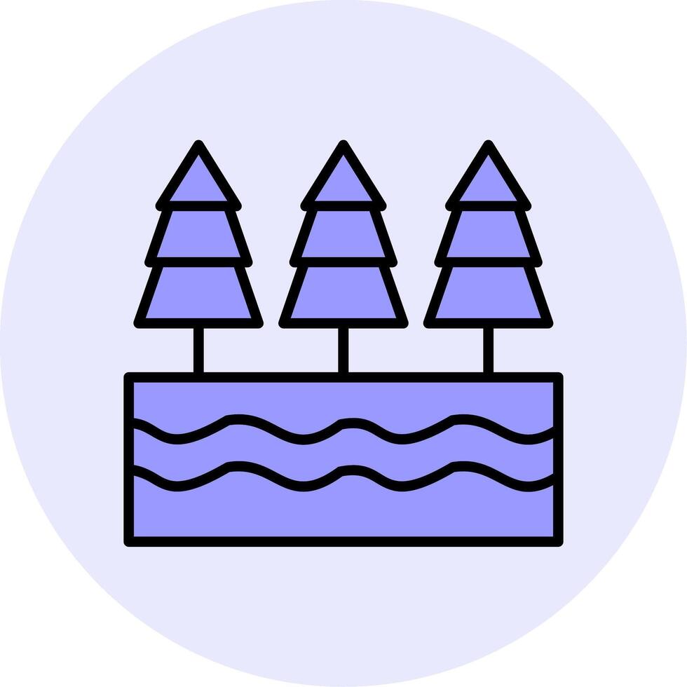 River Vector Icon