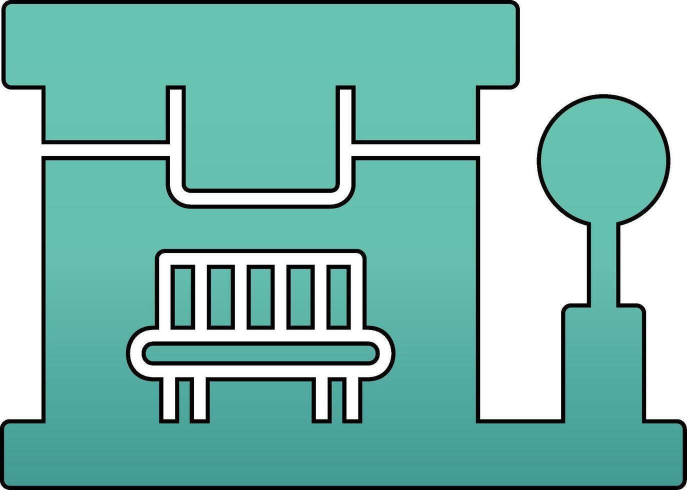 Bus Stop Vector Icon
