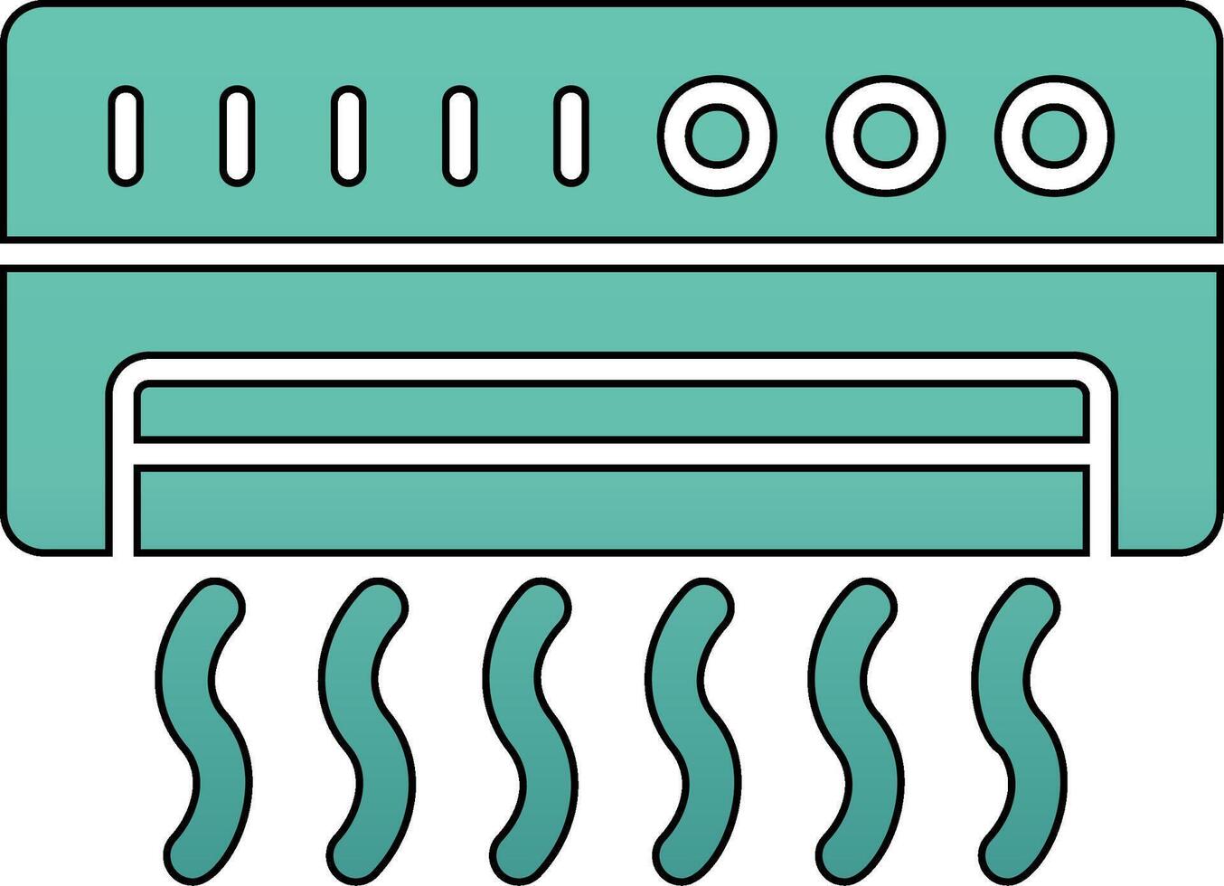 climatización vector icono