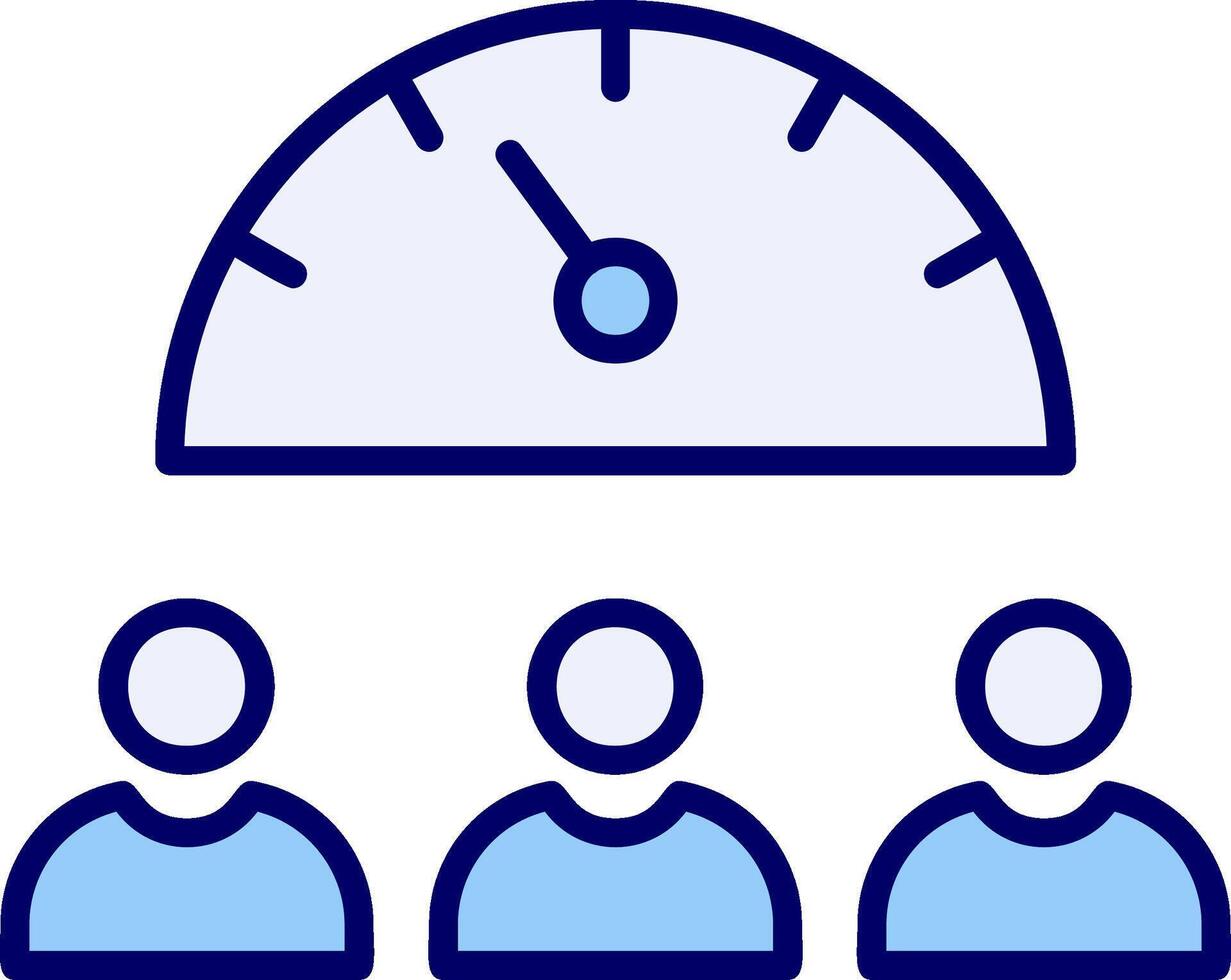 Team Work Speed Vector Icon