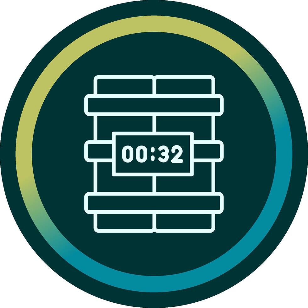 C4 Time Bomb Vector Icon