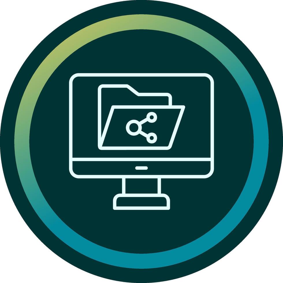 File Sharing Vector Icon
