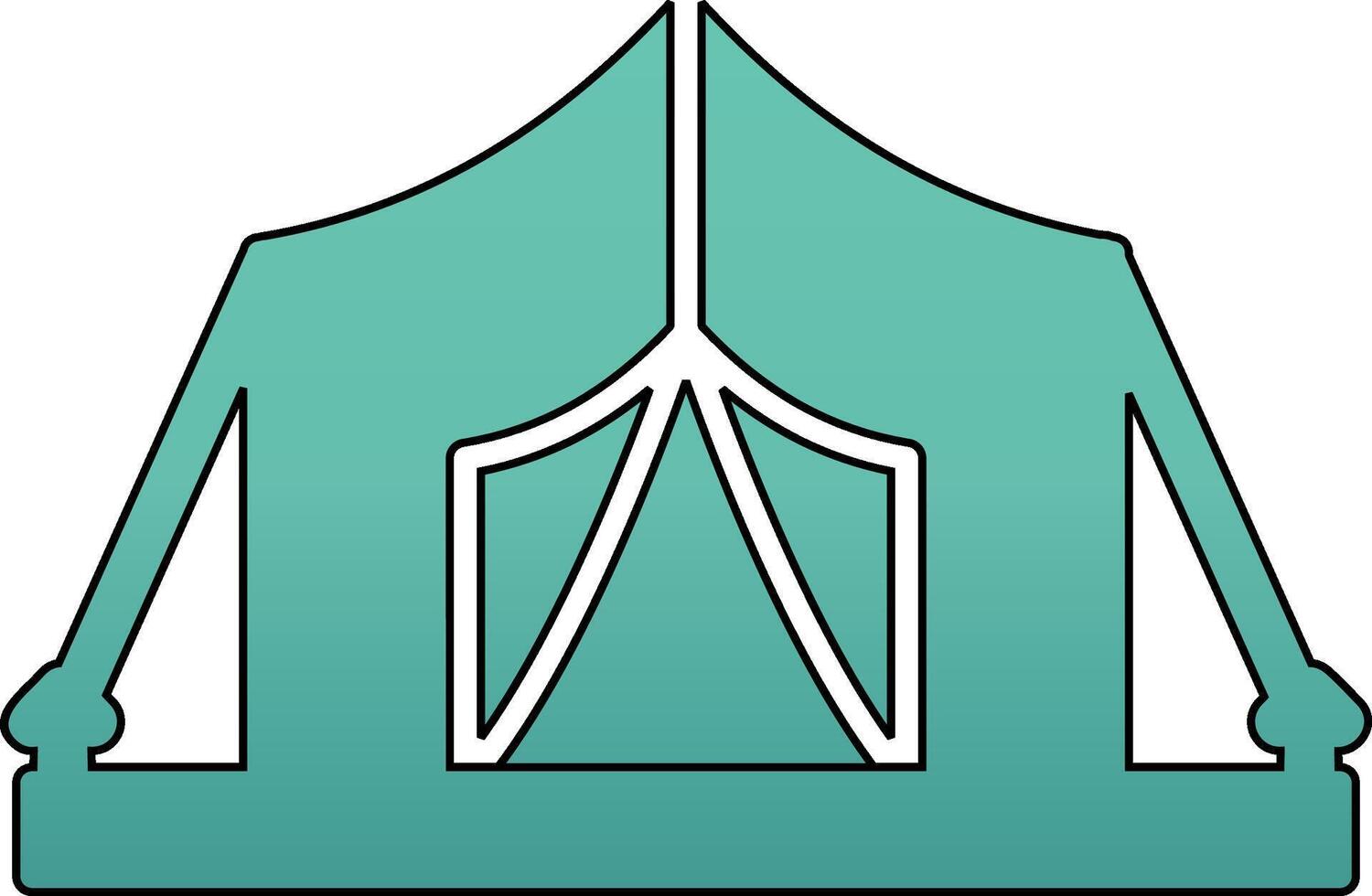 Tent Vector Icon