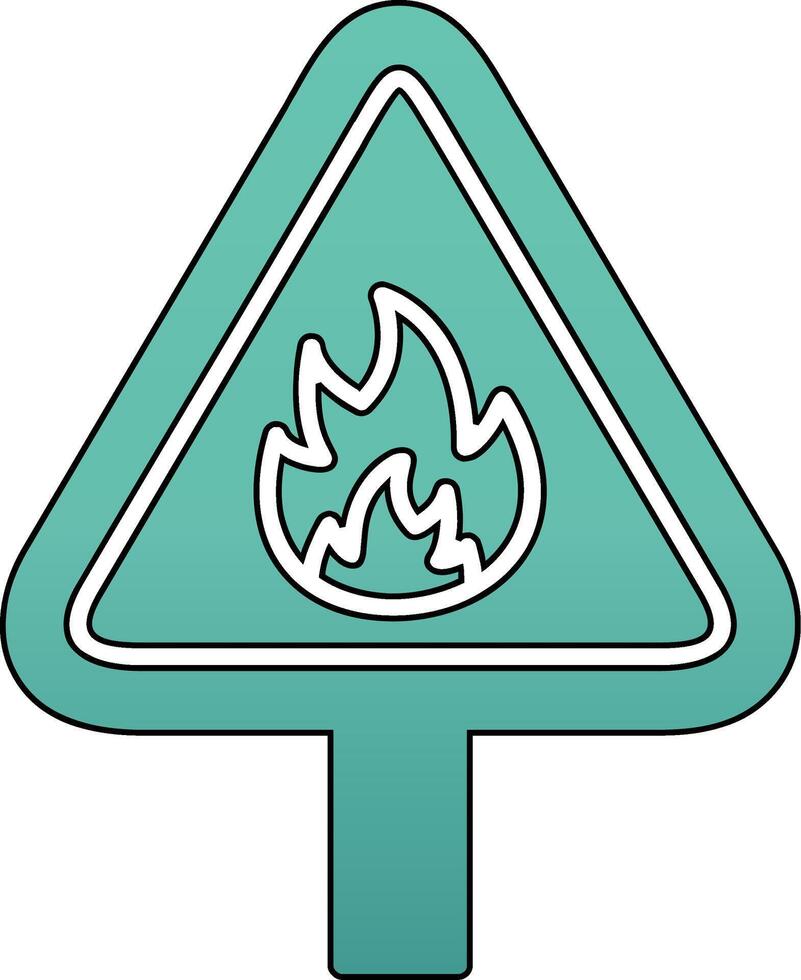 Flammable Vector Icon