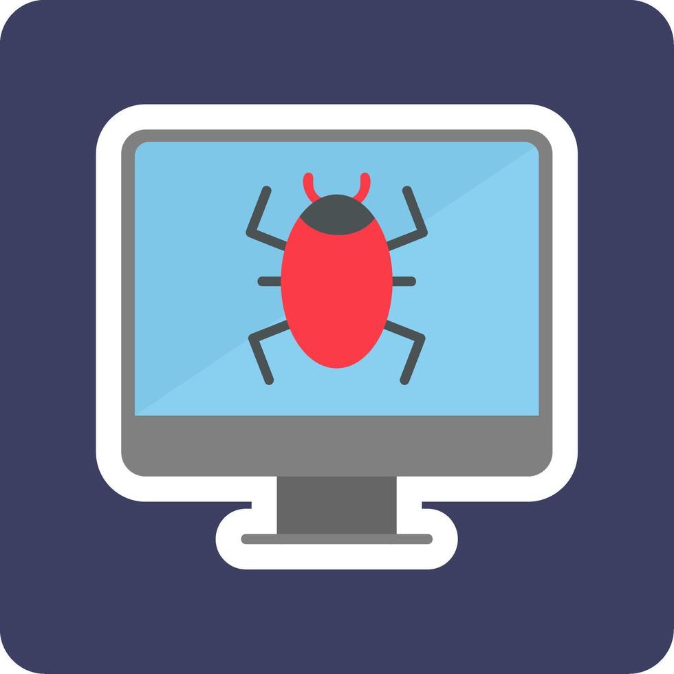 Computer Virus Vector Icon
