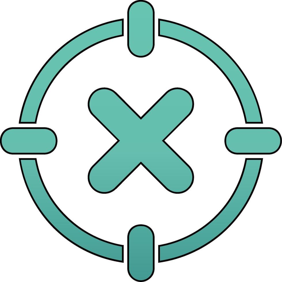 No Concentration Vector Icon