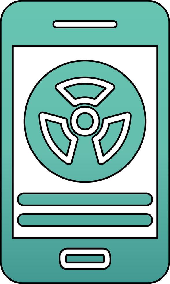 Rdiation Vector Icon