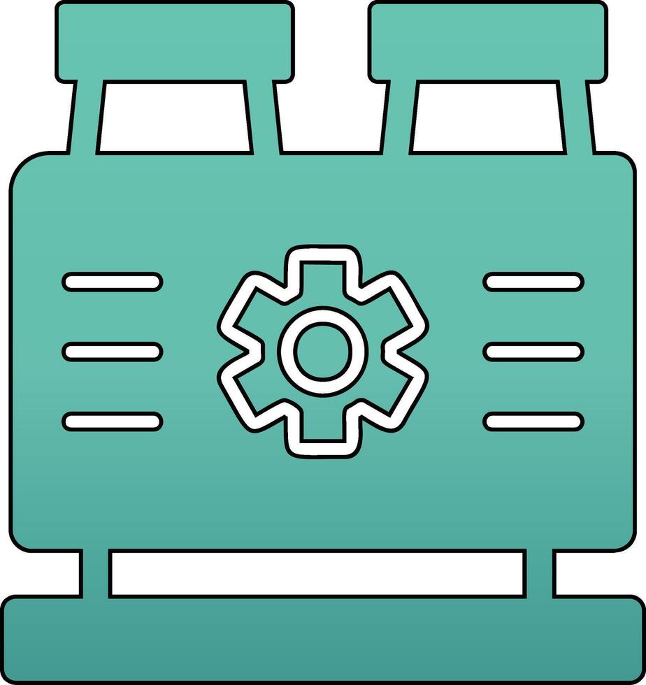 Factory Machine Vector Icon