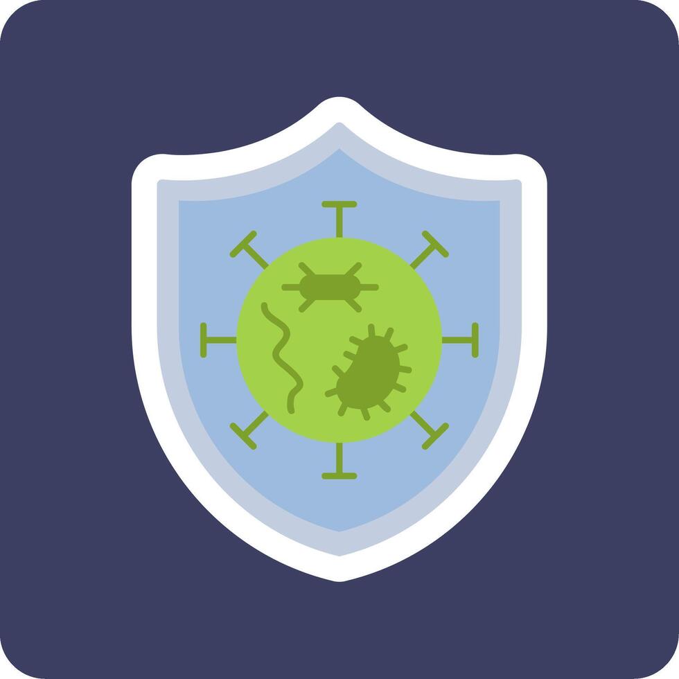 Germs Protected Vector Icon