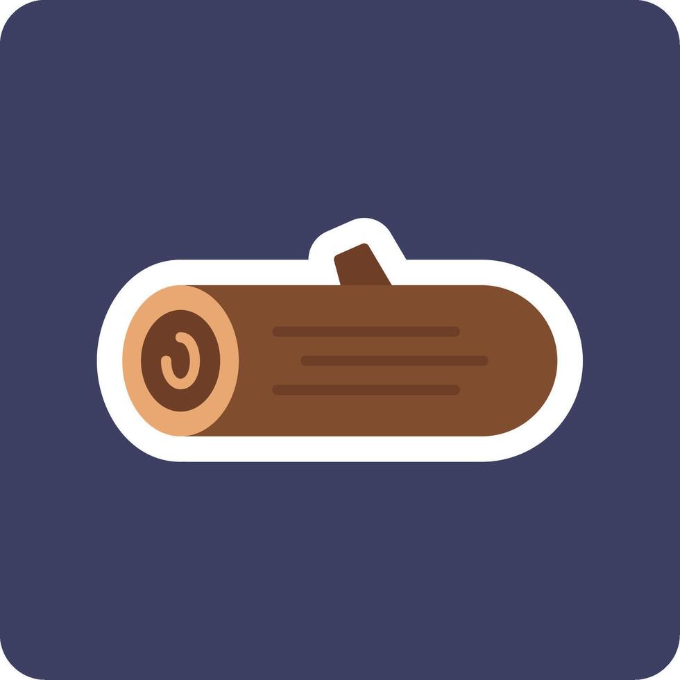 Log Vector Icon