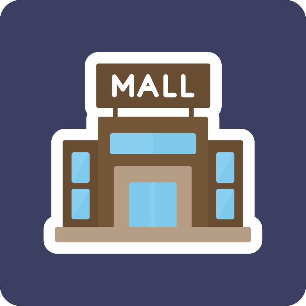 Shopping Mall Vector Icon