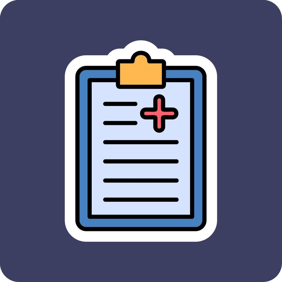 Medical Report Vector Icon