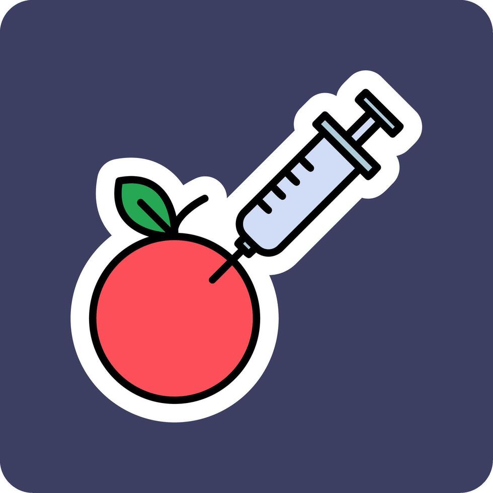 Gmo Food Vector Icon