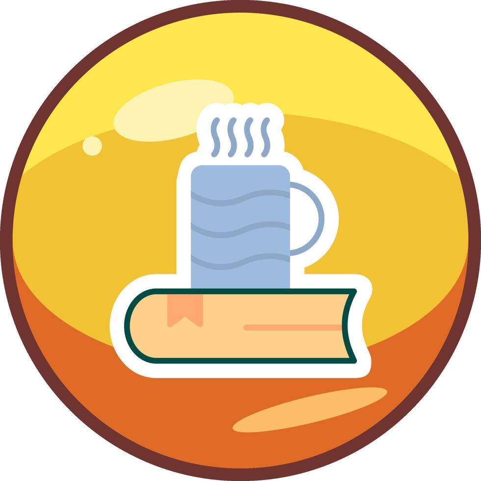 Tea Book Vector Icon