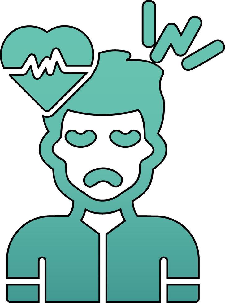 Tachycardia Vector Icon
