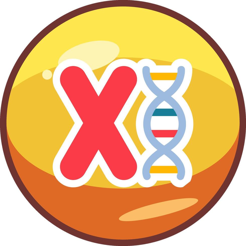 Chromosome Vector Icon