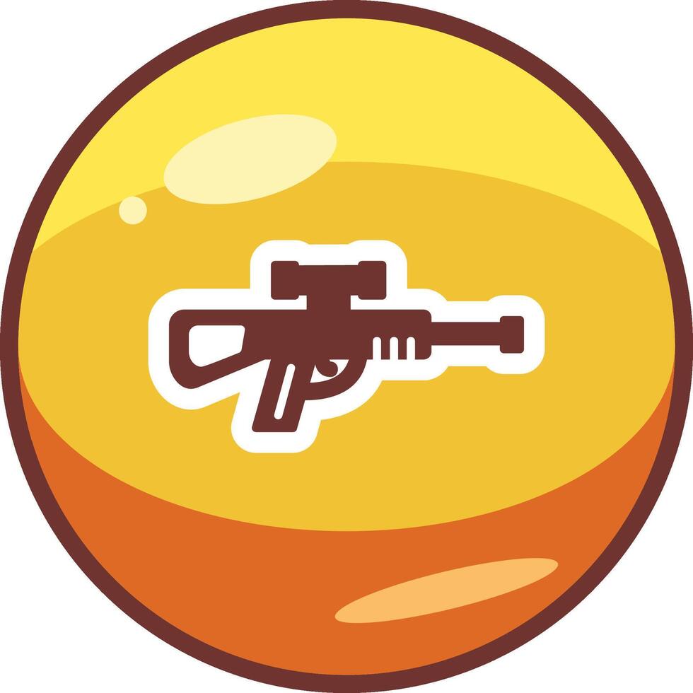 Sniper Gun Vector Icon