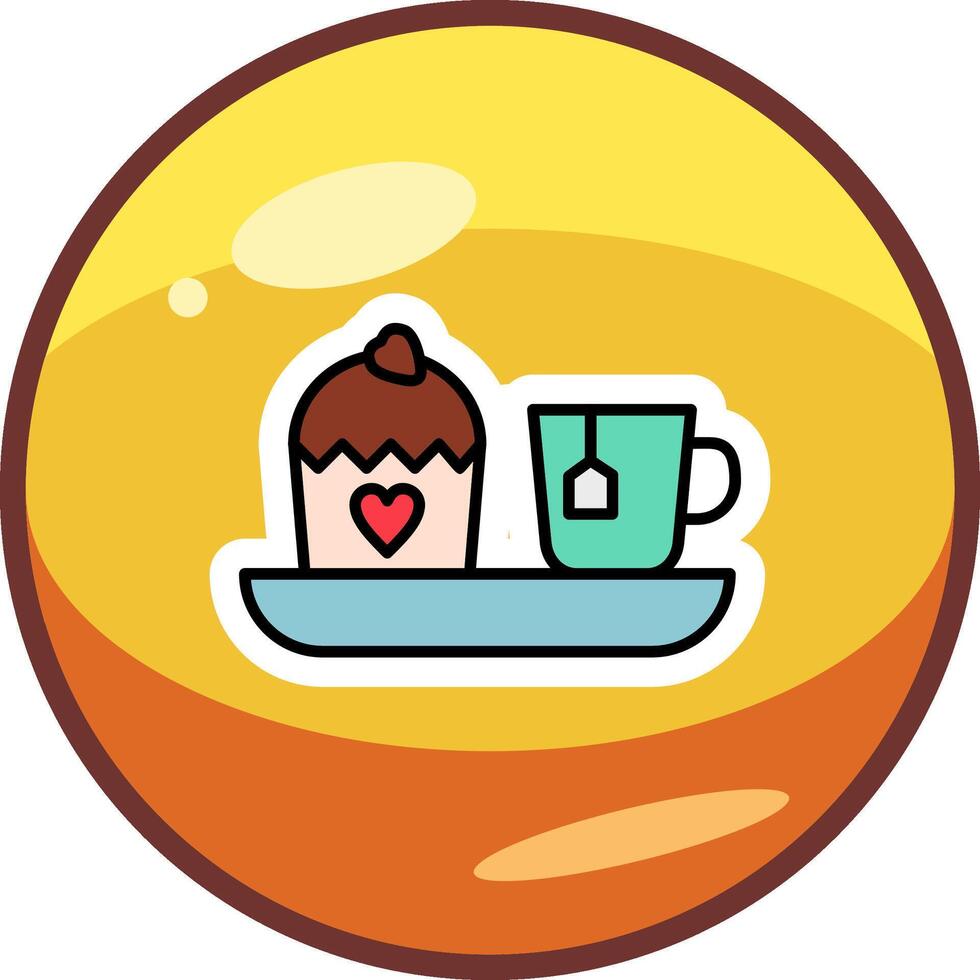 Afternoon Tea Vector Icon