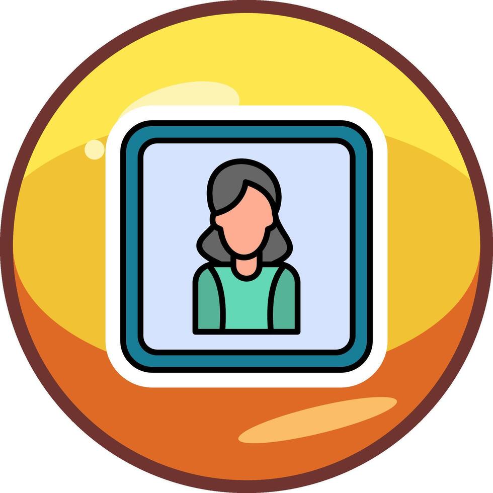 Portrait Vector Icon