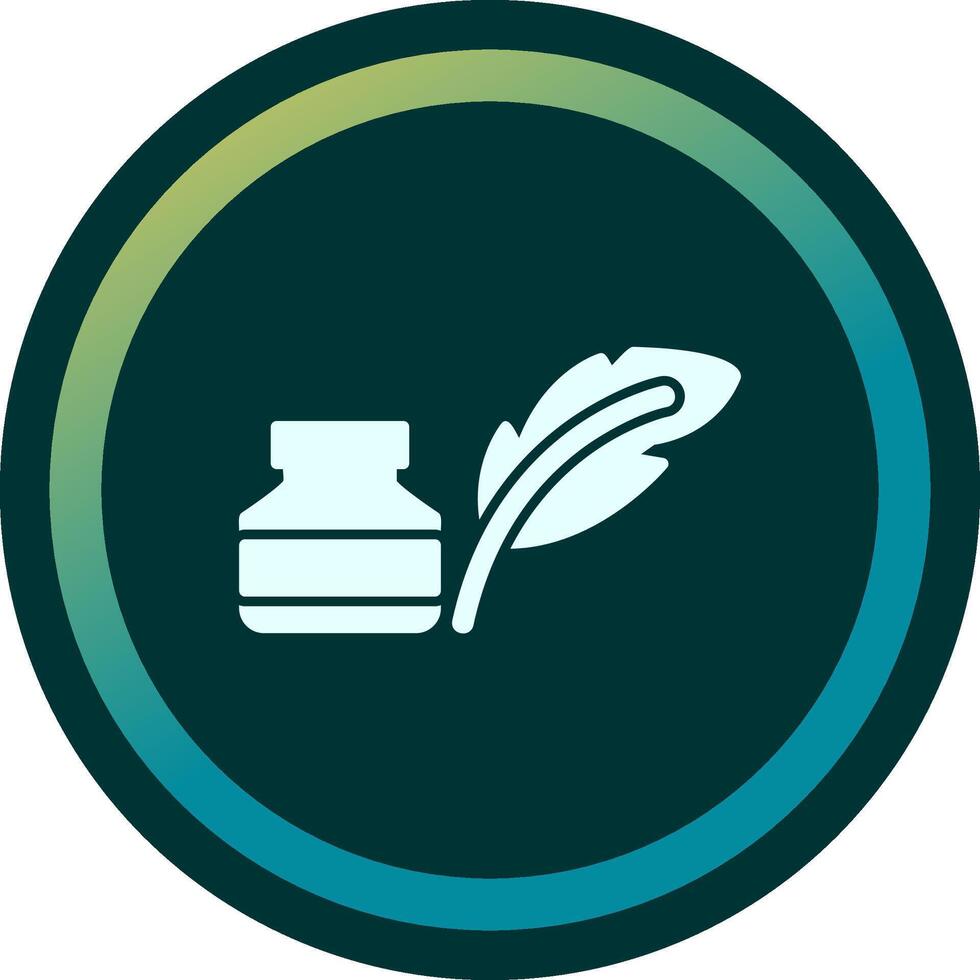 Quill And Ink Vector Icon