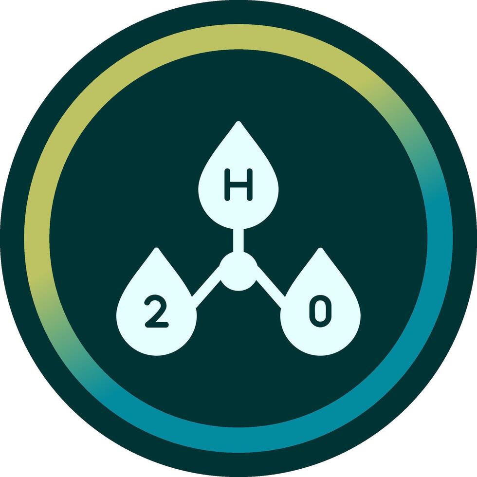 H2o Vector Icon