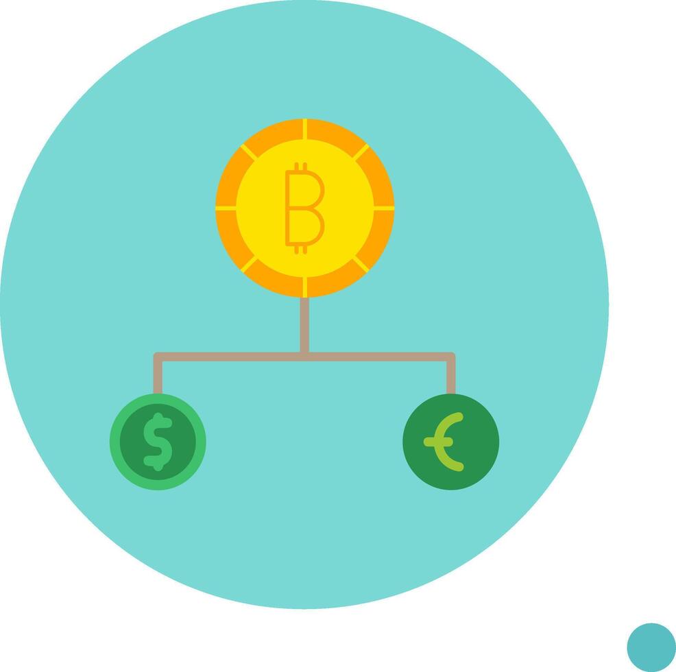 Divide Currency Vector Icon