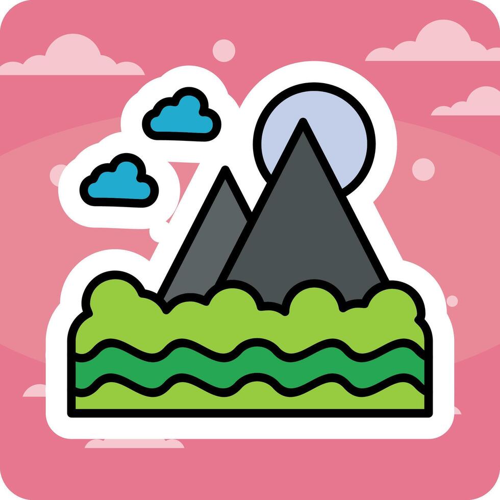 Mount Fuji Vector Icon