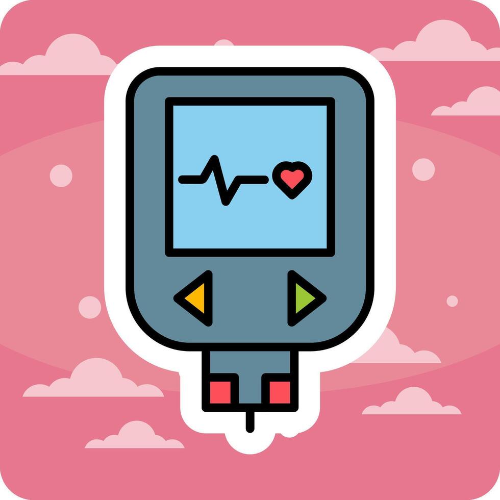 Glucometer Vector Icon