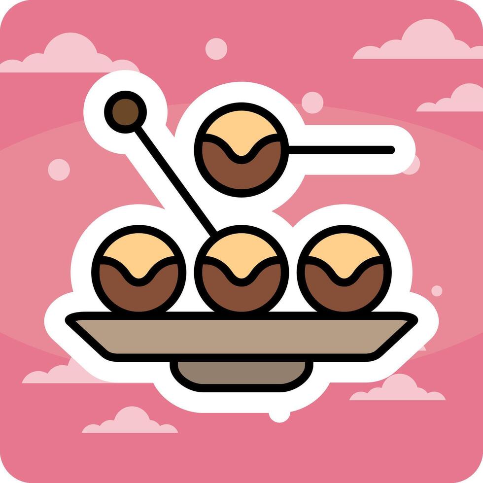 Takoyaki Vector Icon